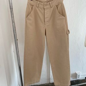 LACAUSA Aiden Trousers in Sand Khaki